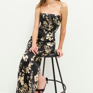 Petites Frankie Silk Dress in Gisele